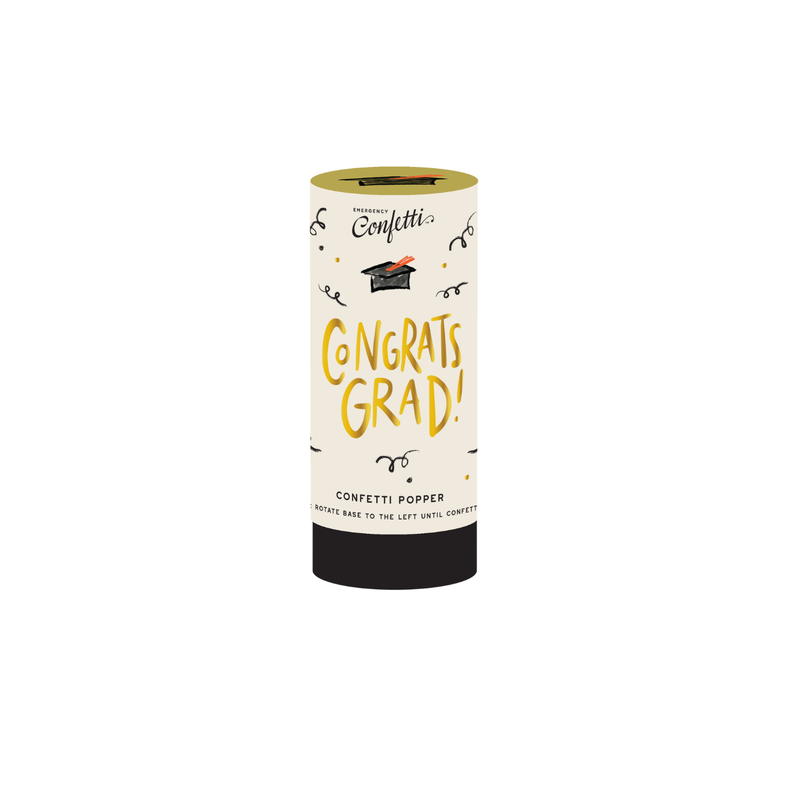 Emergency Confetti - Congrats Grad Confetti Popper