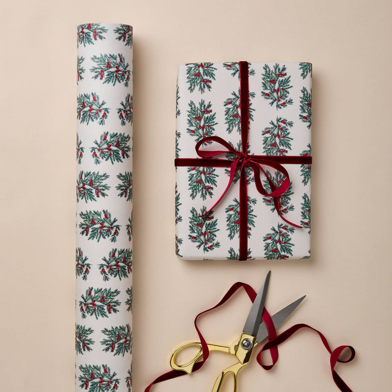 Katie Housley - FIR BOTANICAL CHRISTMAS LUXURY HOLIDAY GIFT WRAP