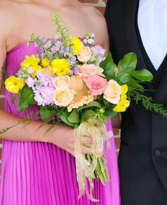 Lush Bouquet / Boutonniere Set