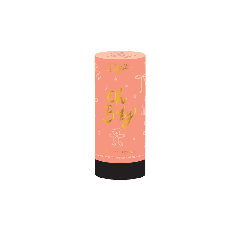 Emergency Confetti - Oh Baby Confetti Popper- Pink