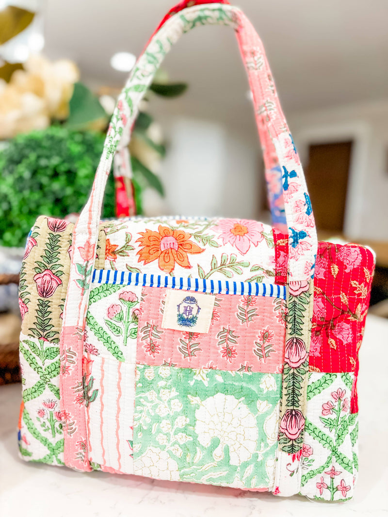 Heart of Grace - Fancy Grace Quilted Mini Duffel Bag