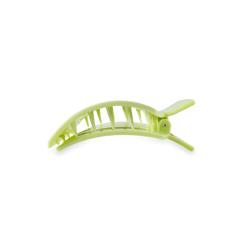 TELETIES - Square Flat Hair Clip | Small | Aloe, There!
