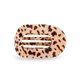 TELETIES - Round Flat Hair Clip | Medium | Blonde Tortoise
