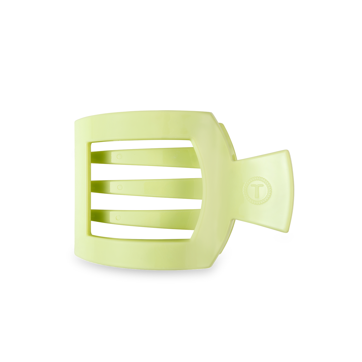 TELETIES - Square Flat Hair Clip | Med. | Aloe, There!