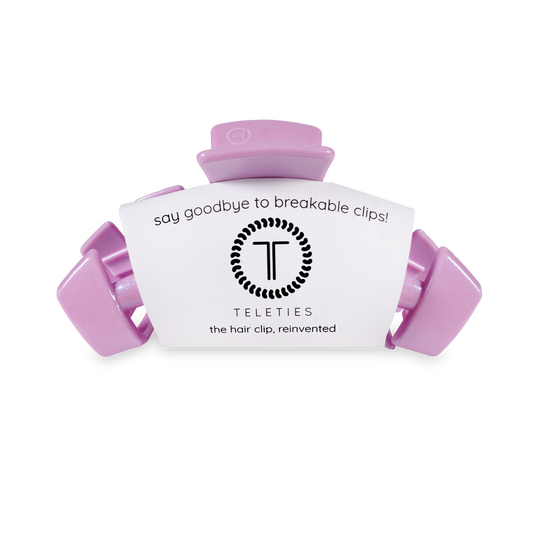 TELETIES - Classic Hair Clip | Medium | Springtime Sparkle