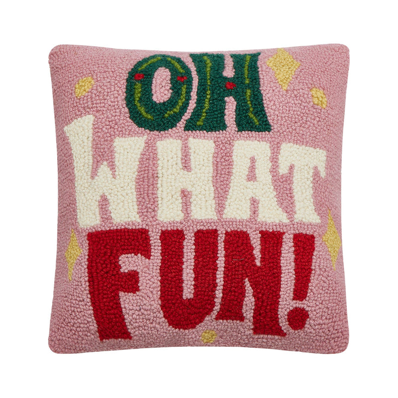 Peking Handicraft - Oh What Fun! Hook Pillow