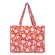 Anju Jewelry - Quilted Block-Printed Tote Bag with Travel Pouch