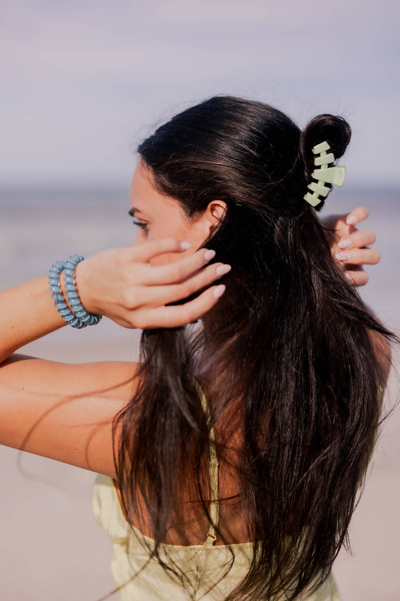 TELETIES - Classic Hair Clip | Small | Classic Aloe, There!
