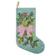 Peking Handicraft - Holly Bow Hook Stocking