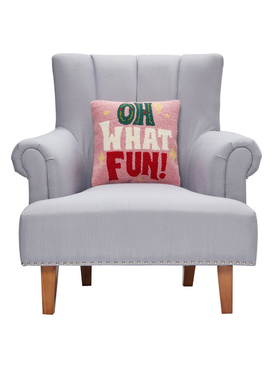 Peking Handicraft - Oh What Fun! Hook Pillow