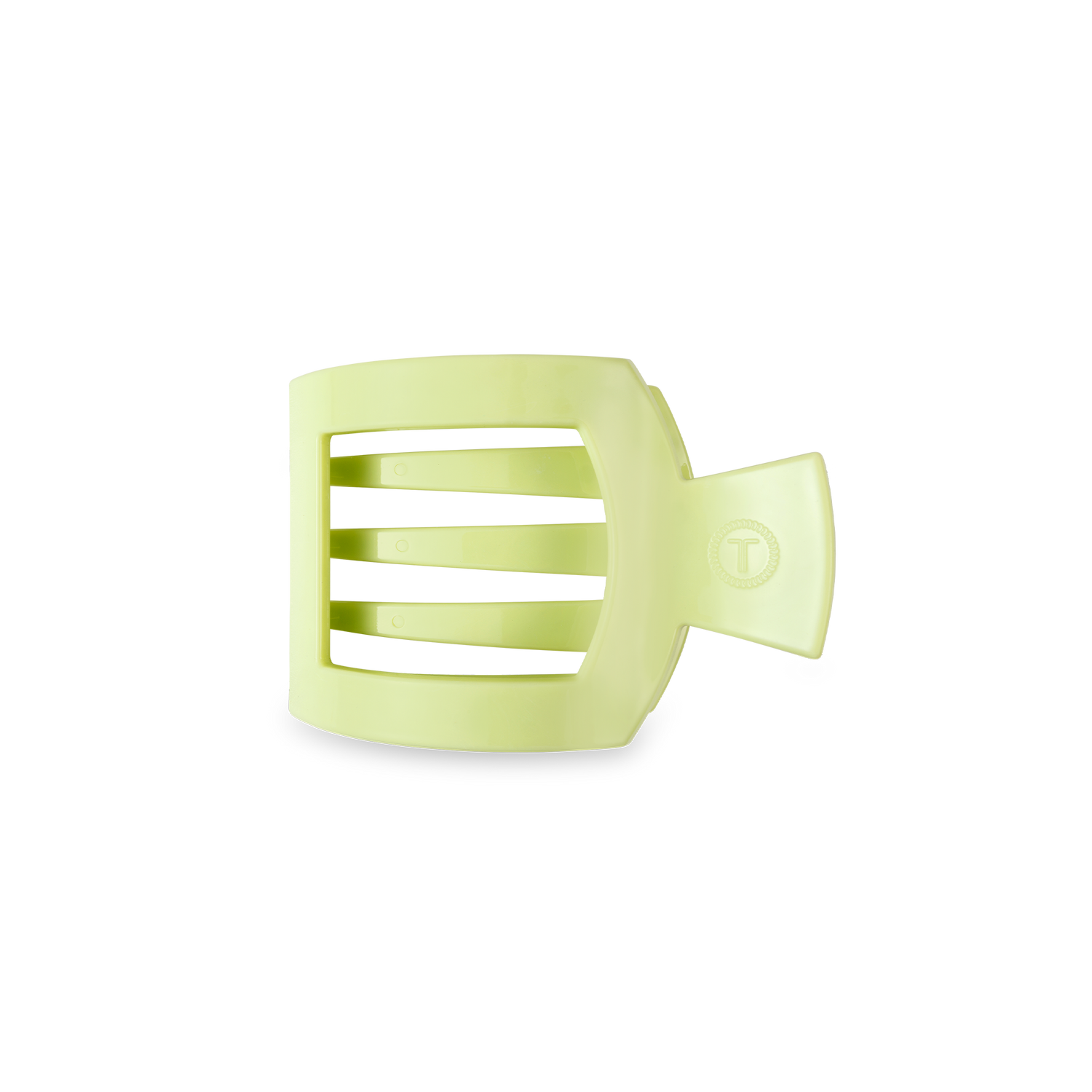 TELETIES - Square Flat Hair Clip | Small | Aloe, There!