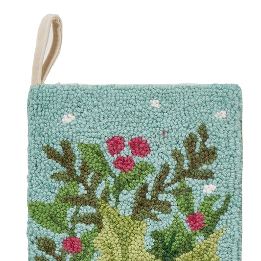 Peking Handicraft - Holly Bow Hook Stocking
