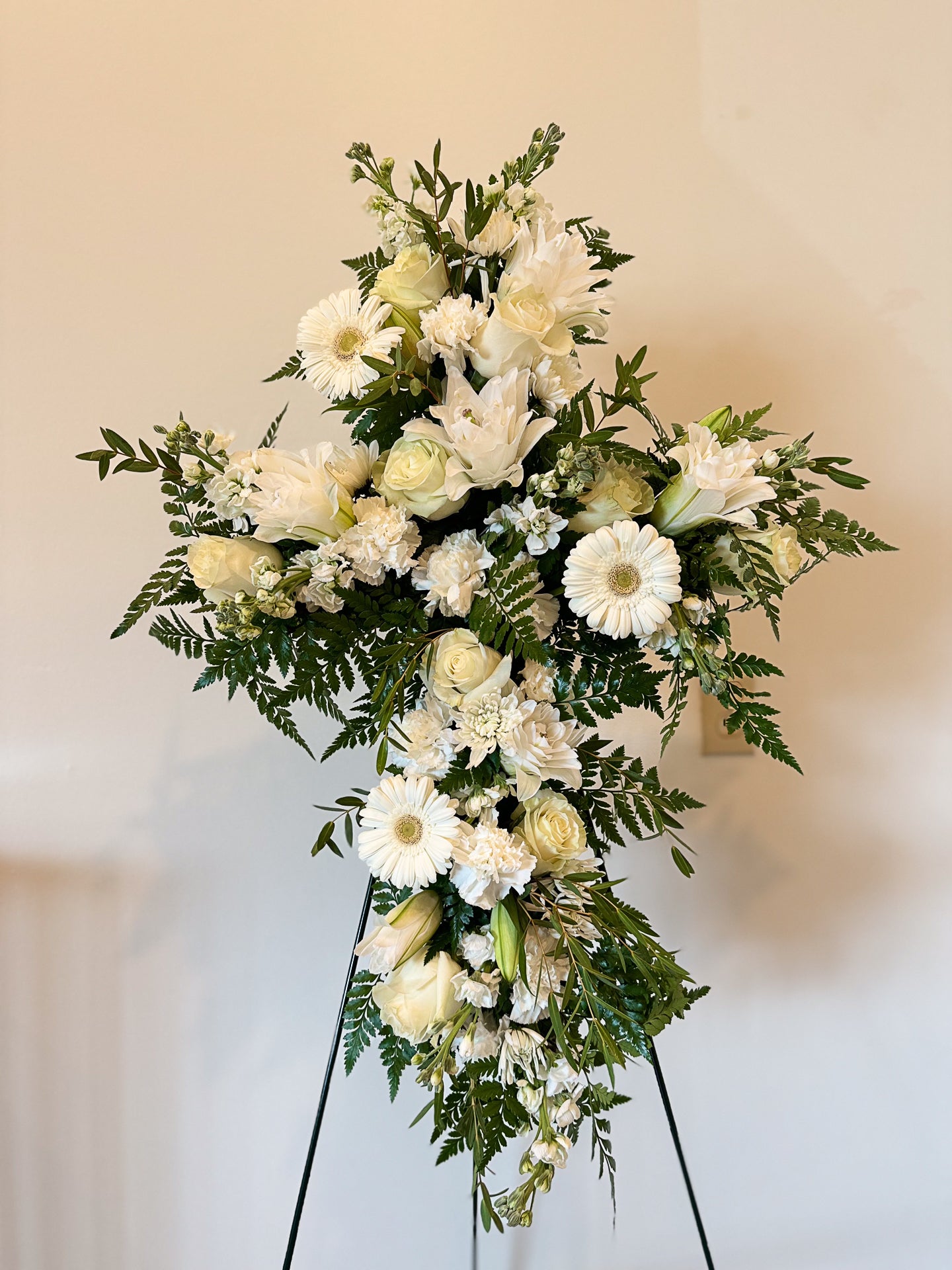 Sympathy Cross Arrangement