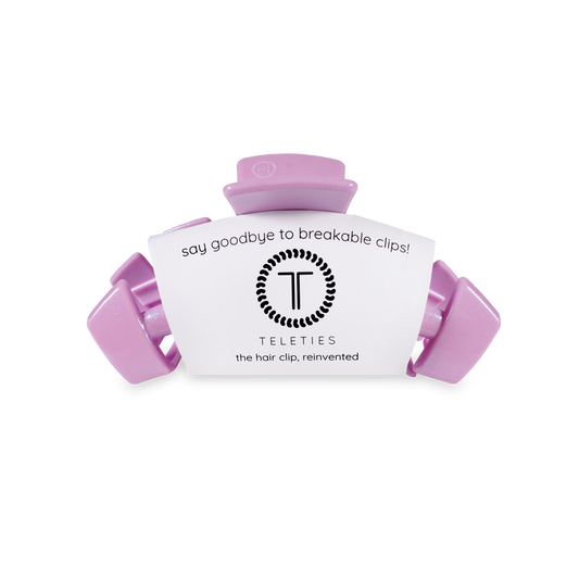 TELETIES - Classic Hair Clip | Small | Springtime Sparkle