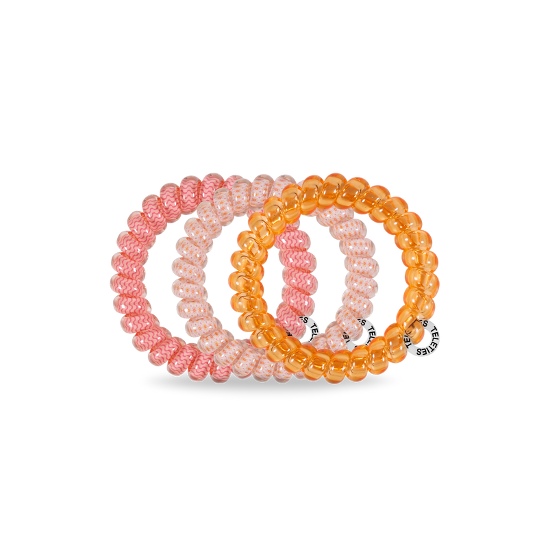 TELETIES - Spiral Hair Coil | Large | Sunny Days Ahead