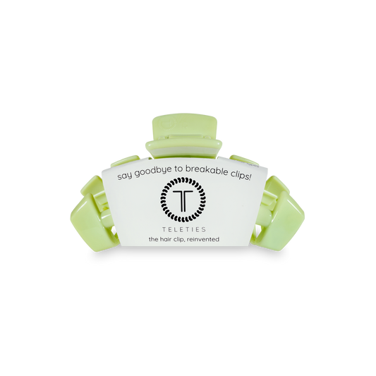 TELETIES - Classic Hair Clip | Tiny | Classic Aloe, There!