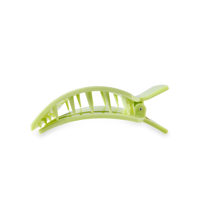 TELETIES - Square Flat Hair Clip | Med. | Aloe, There!