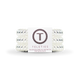 TELETIES - Spiral Hair Coils | Large | Crystal Clear Hair Ties