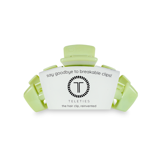TELETIES - Classic Hair Clip | Small | Classic Aloe, There!